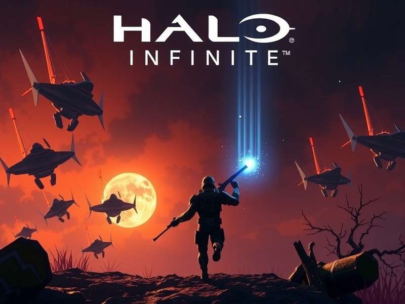 Halo Infinite campaign co-op gameplay showing Master Chief and a Spartan in action