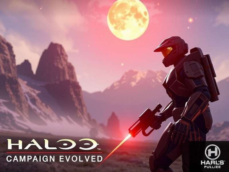 Master Chief using the Grappleshot on Zeta Halo