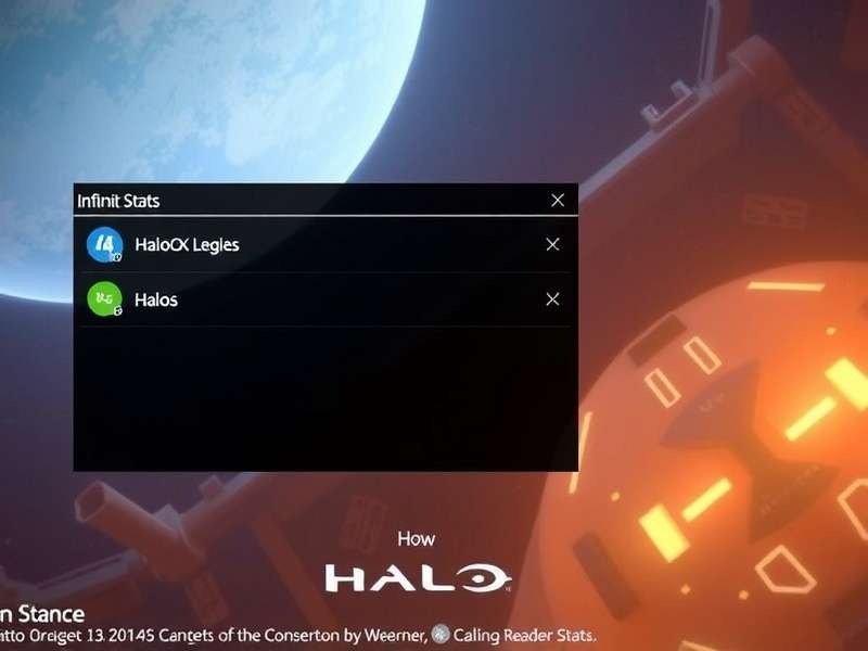 Halo Infinite detailed statistics dashboard showing K/D, accuracy, and medals