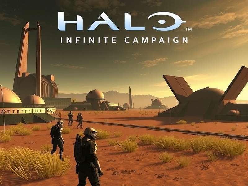 Halo Infinite local co-op split-screen gameplay on Zeta Halo