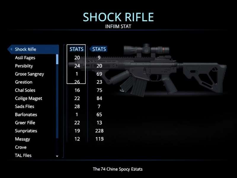 Halo Infinite Shock Rifle detailed stats and gameplay screenshot