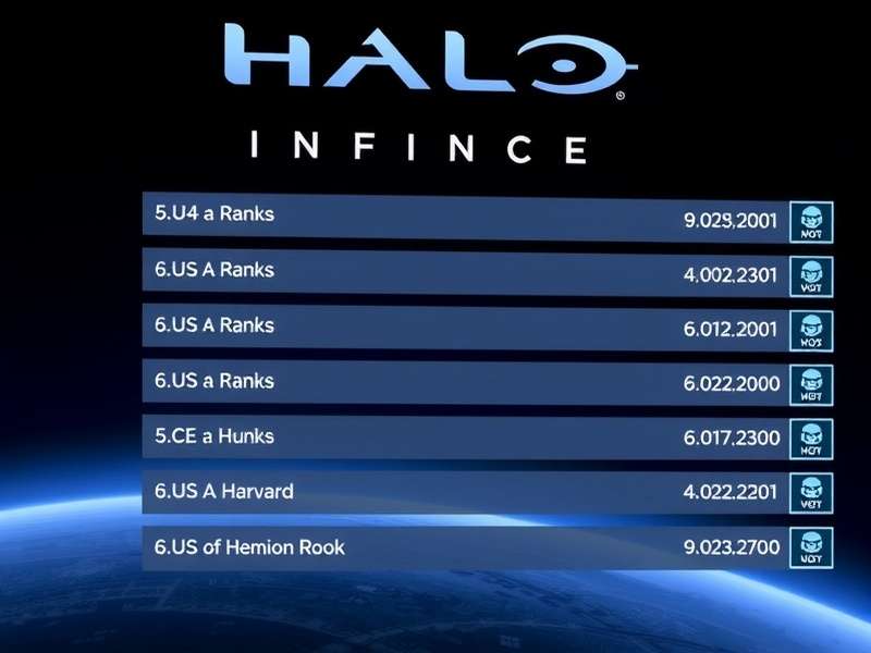 Halo Infinite Ranks Tier List Visualization