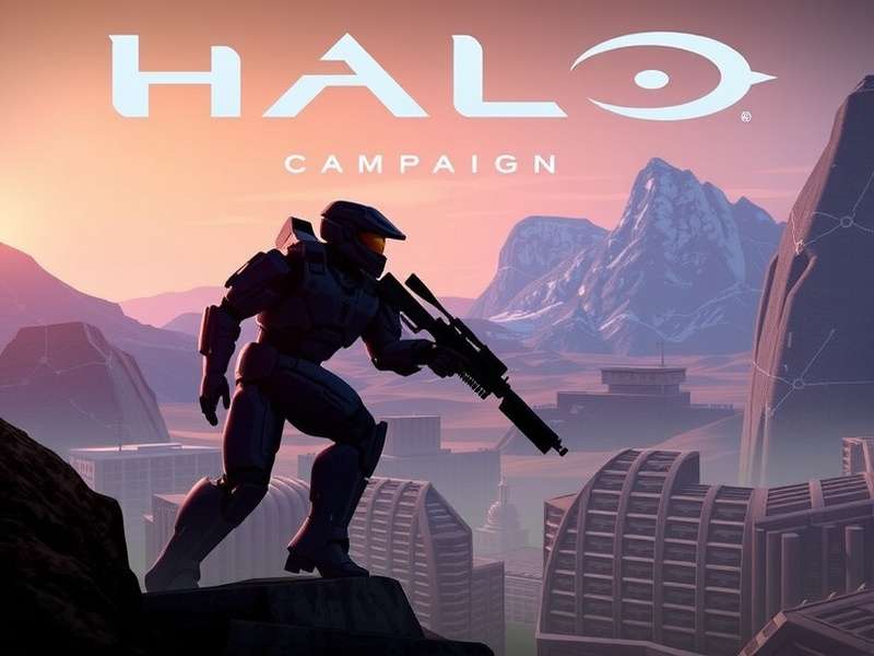 Master Chief overlooking a vast sci-fi landscape representing Zeta Halo