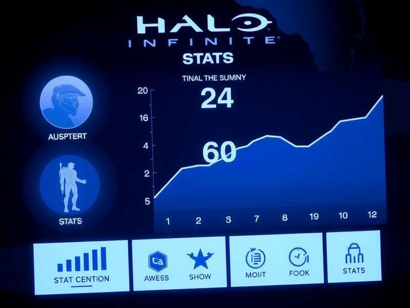 Halo Infinite Stats App dashboard showing K/D ratio, accuracy, and match history