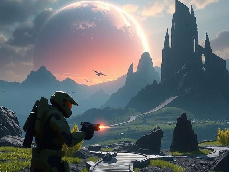 Halo Infinite PC gameplay showing Master Chief in 4K resolution with detailed graphics