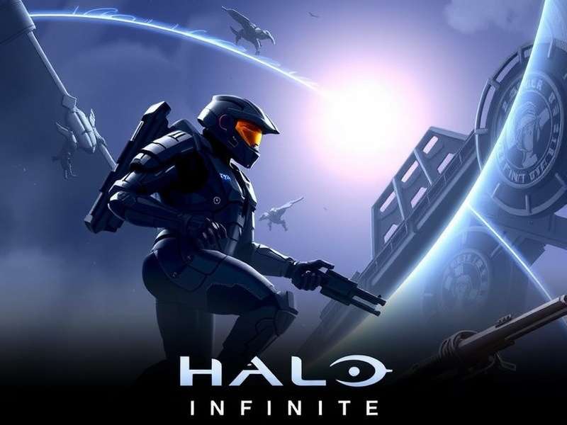 Halo Infinite gameplay on Steam Deck handheld console