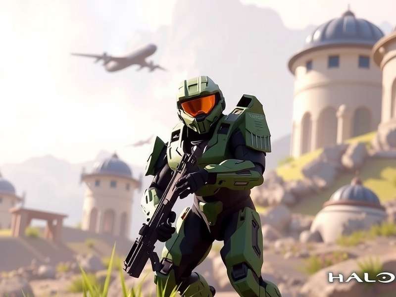 Halo Infinite Multiplayer 2025 Spartan action on a futuristic map
