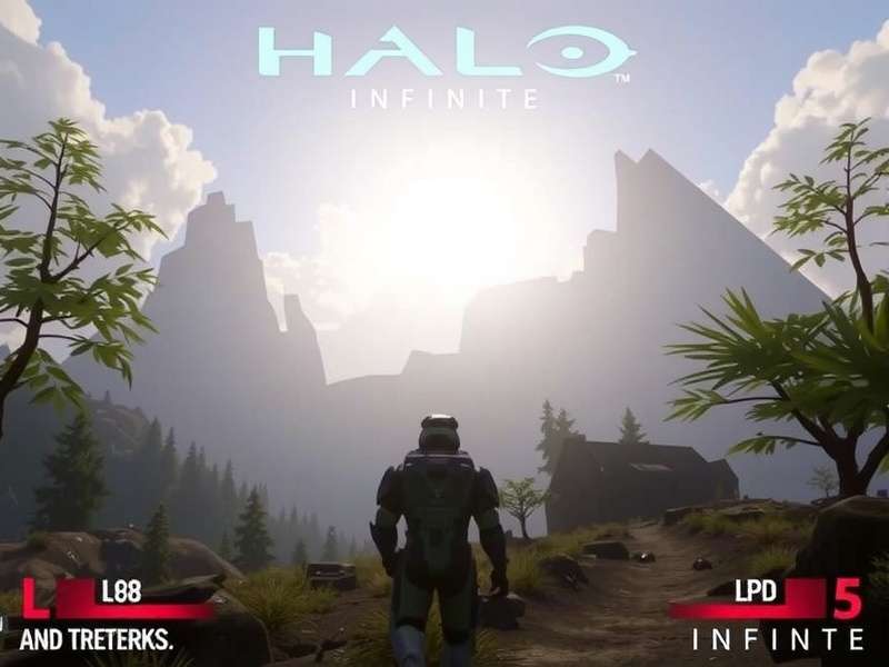 Halo Infinite multiplayer competitive match in progress