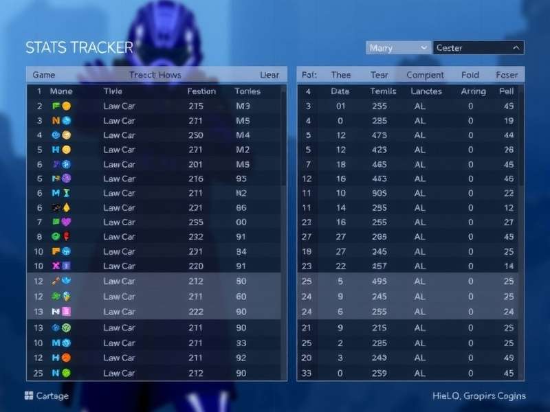 Spartan warrior viewing advanced holographic stats display in Halo Infinite