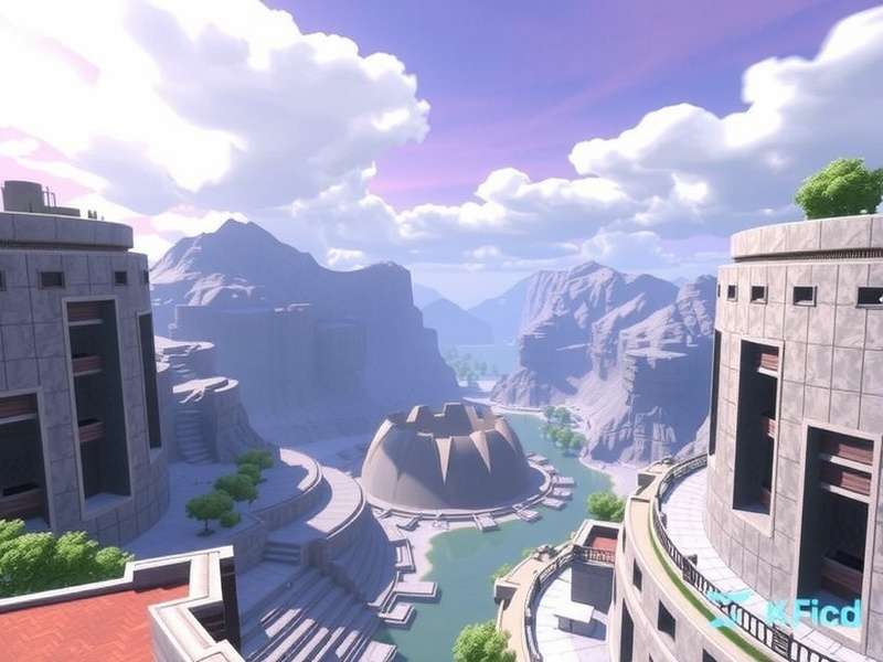 Deadlock BTB map showing canyon environment