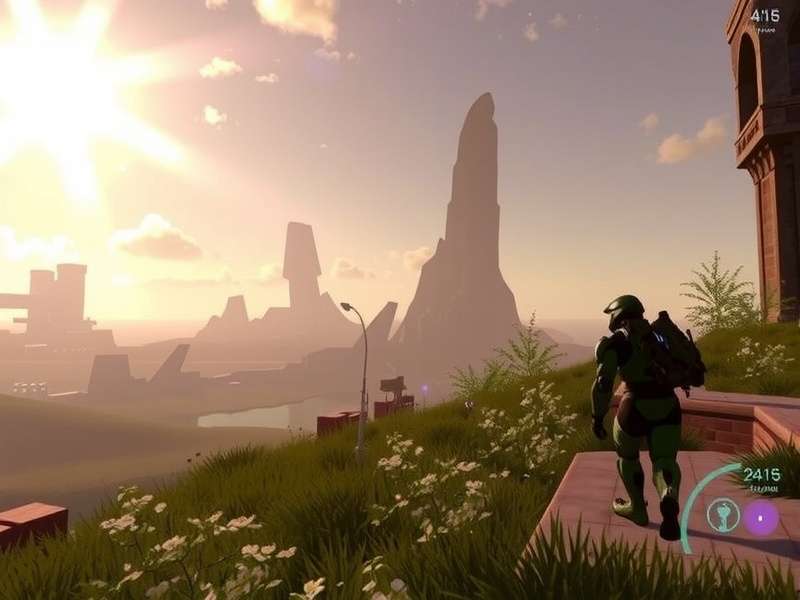 Halo Infinite Campaign – Master Chief on Zeta Halo