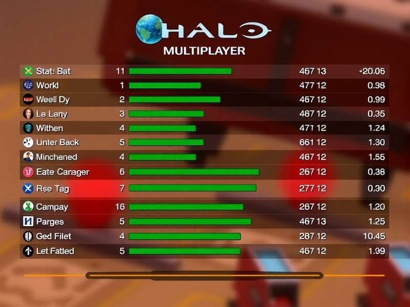 Halo Infinite multiplayer combat scene with Spartans and stats overlay