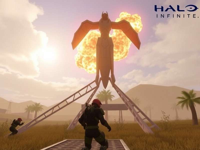 Halo Infinite Campaign Crash Analysis — Spartan view of Zeta Halo