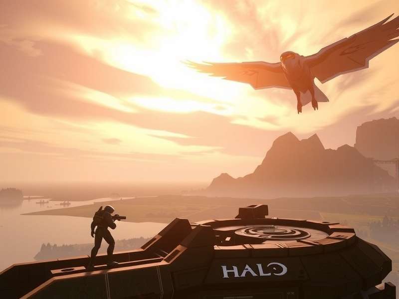 Halo Infinite Campaign Co-op multiplayer action with Master Chief and Spartan allies on Zeta Halo