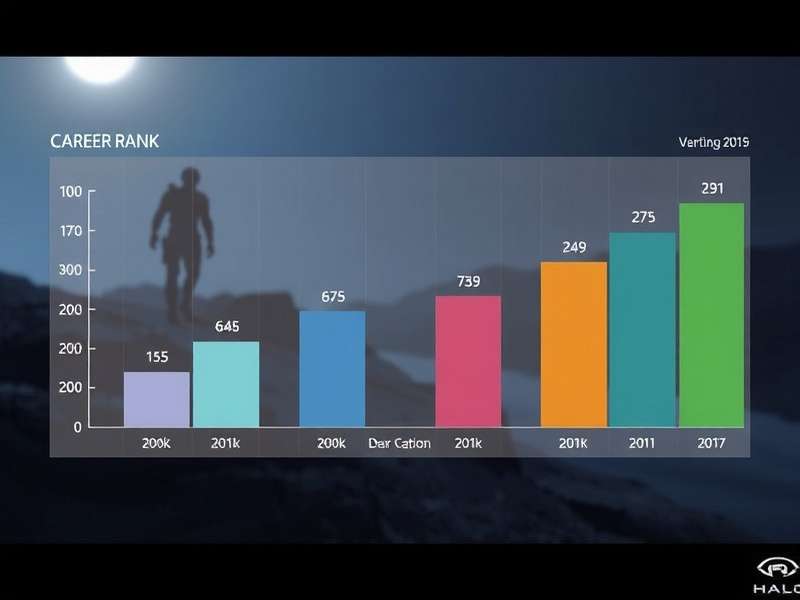Halo Infinite Career Rank overview showing Spartan progression and rank tiers