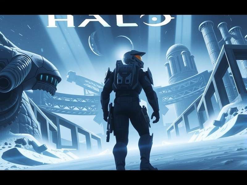 Halo Infinite Xbox Series X gameplay featuring Master Chief on Zeta Halo with next-gen graphics
