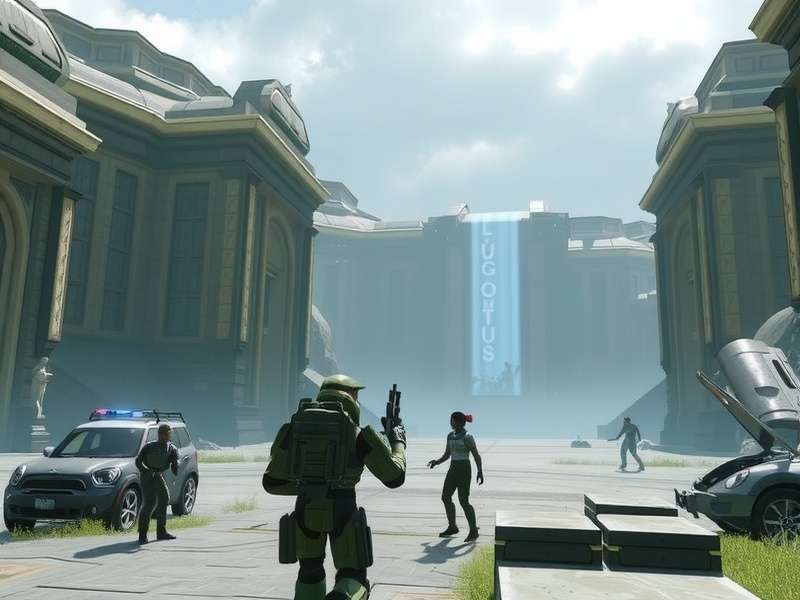 Halo Infinite ranked arena scoreboard with team medals and progression bar