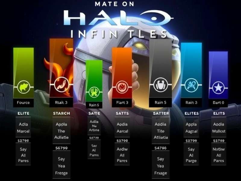 Halo Infinite multiplayer action with Spartans on Zeta Halo battlefield