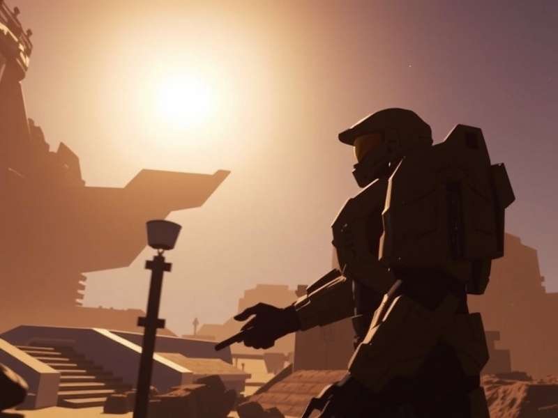 Halo Infinite cutscene easter egg — Escharum's desk with The Art of War book